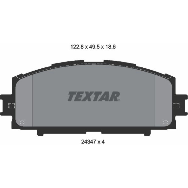 Bremsbelagsatz Toyota P. Yaris 06- Ver.Jap 2434701 Bremsbelagsatz Toyota P. Yaris 06- Ver.Jap 2434701