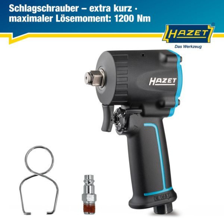 Hazet 9012M-1 Mini 1/2 Schlag-Druckluftschlüssel Hazet 9012M-1 Mini 1/2 Schlag-Druckluftschlüssel