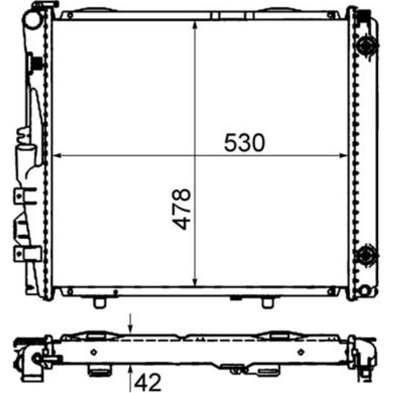 MAHLE Kühler, Motorkühlung CR 290 000S MAHLE Kühler, Motorkühlung CR 290 000S