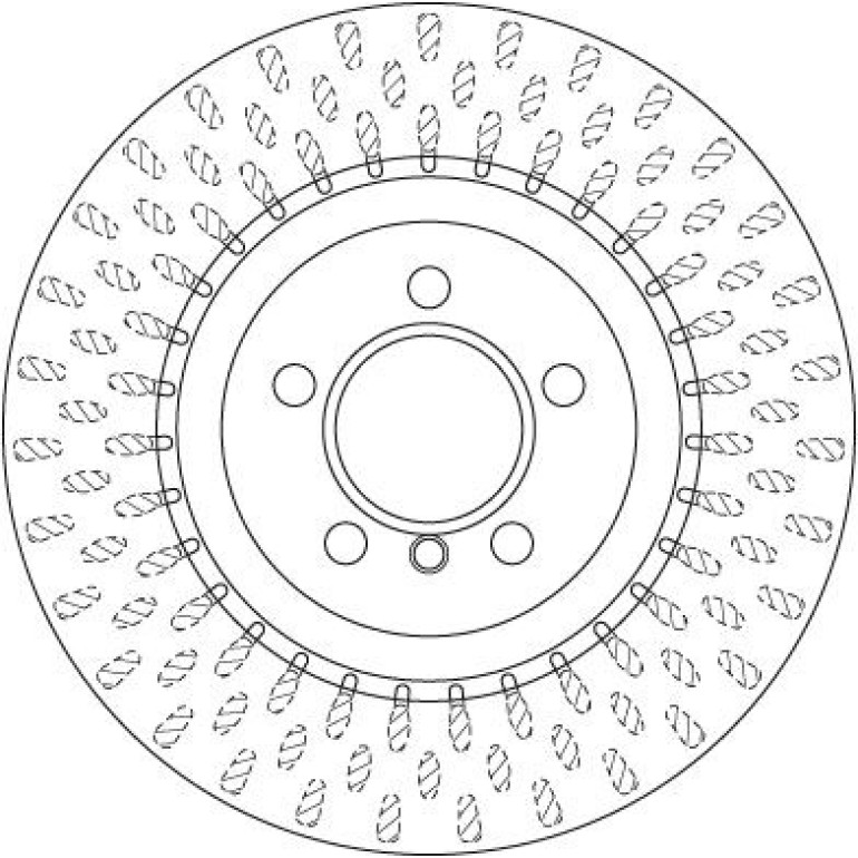 52 481 044 Bremsscheibe VA DF6506S 52 481 044 Bremsscheibe VA DF6506S
