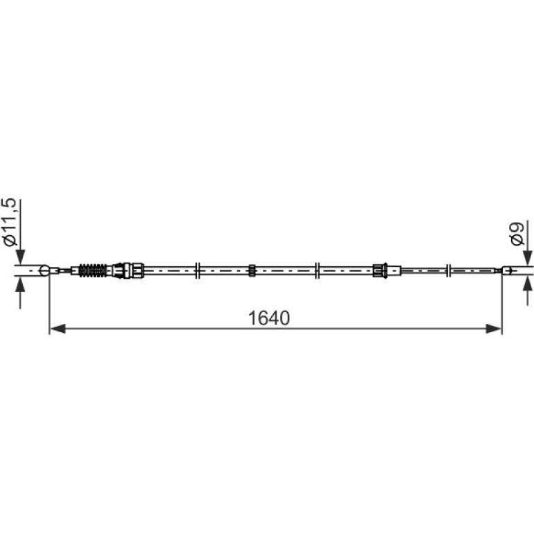 Handbremsseil 1987482861 Handbremsseil 1987482861