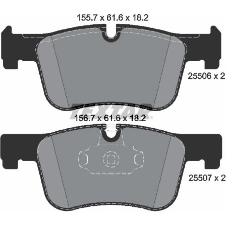Bremsbelagsatz Bmw P. F20/F30 10 2550601 Bremsbelagsatz Bmw P. F20/F30 10 2550601