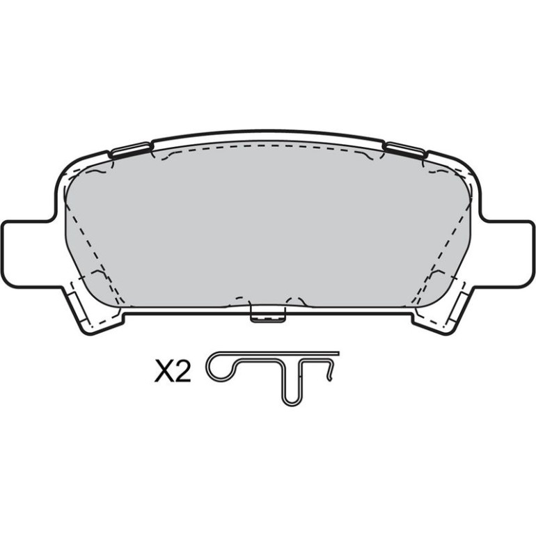 VALEO Bremsbeläge 598895