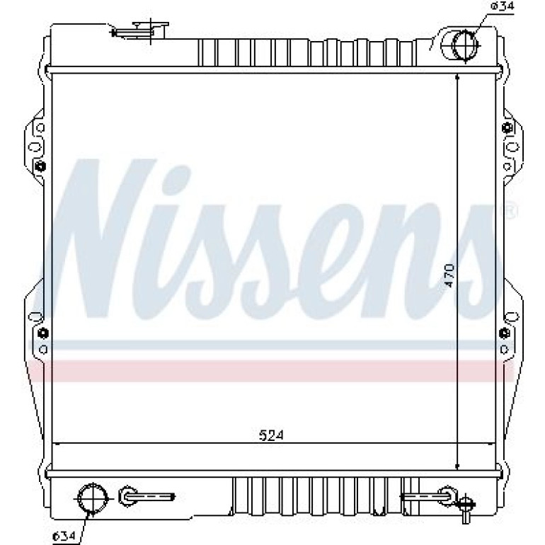 Wasserkühler PKW 64847 Wasserkühler PKW 64847