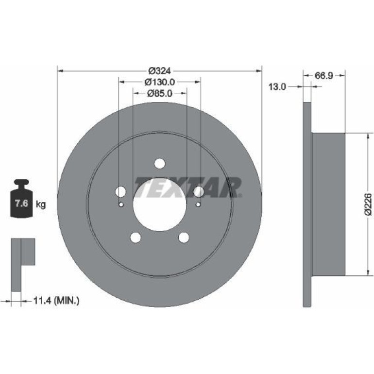 BREMSSCHEIBE 92347403 BREMSSCHEIBE 92347403