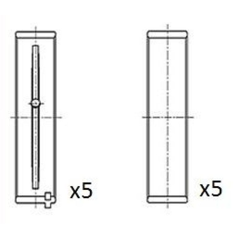 FAI AutoParts Kurbelwellenlager BM1019-STD FAI AutoParts Kurbelwellenlager BM1019-STD