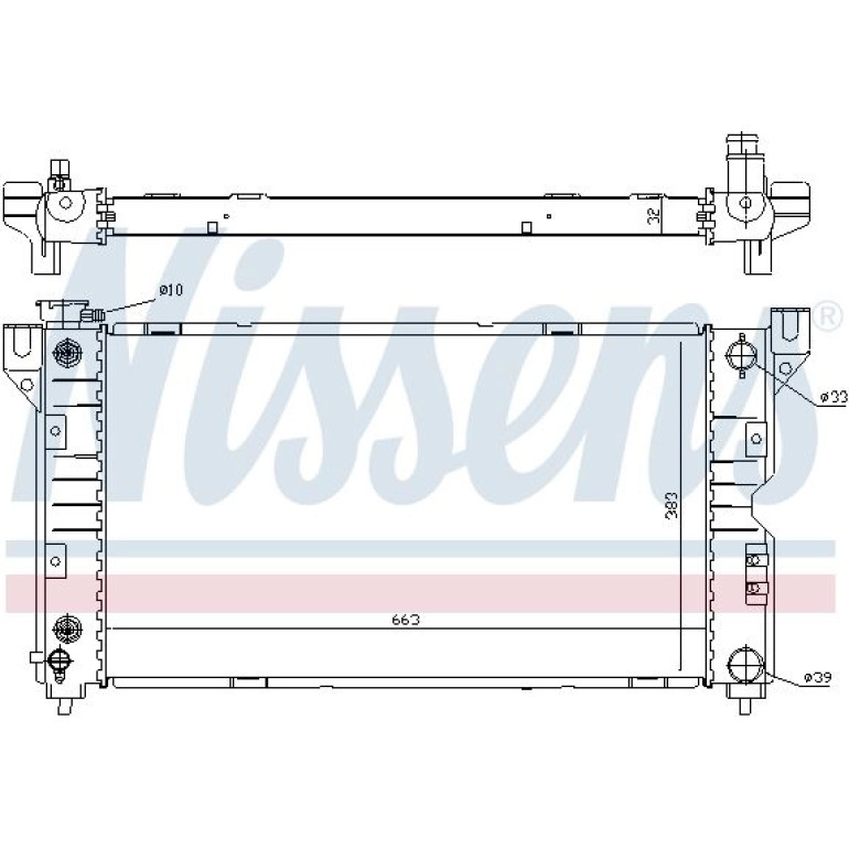 Wasserkühler PKW 60984 Wasserkühler PKW 60984
