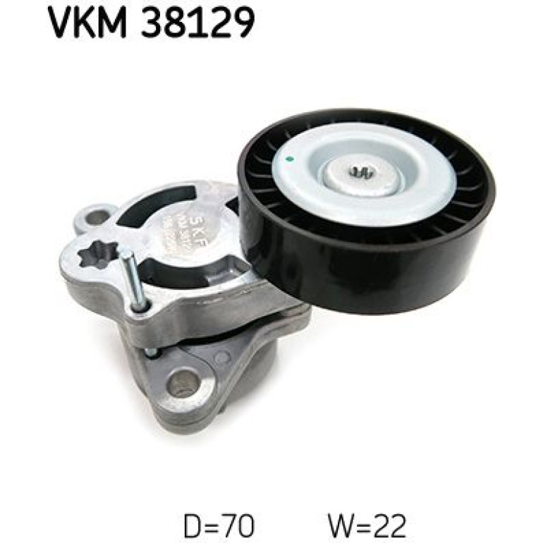 Multi-V-Spannrolle VKM 38129
