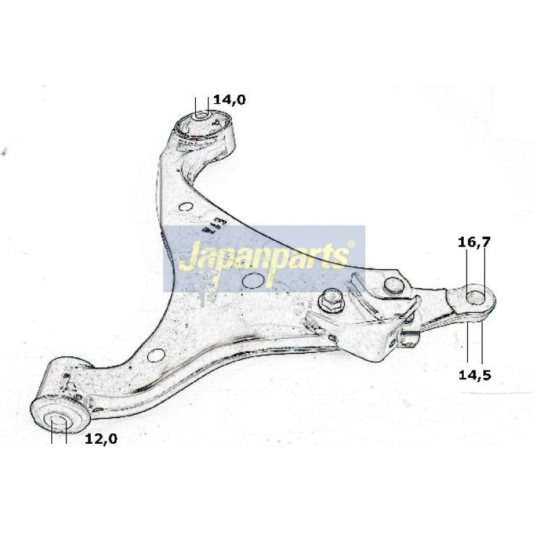 Lenker, Radaufhängung BS-K03R Lenker, Radaufhängung BS-K03R