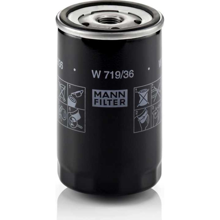 Mann & Hummel Ölfilter PKW W 719/36 Mann & Hummel Ölfilter PKW W 719/36