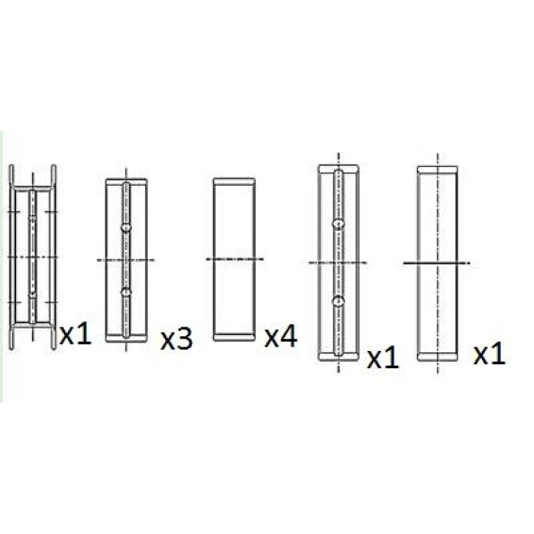 FAI AutoParts Kurbelwellenlager BM1020-STD FAI AutoParts Kurbelwellenlager BM1020-STD
