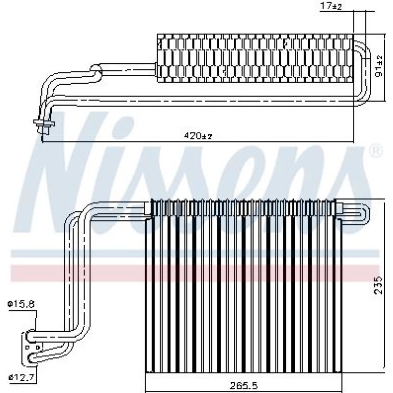 Verdampfer PKW 92248 Verdampfer PKW 92248