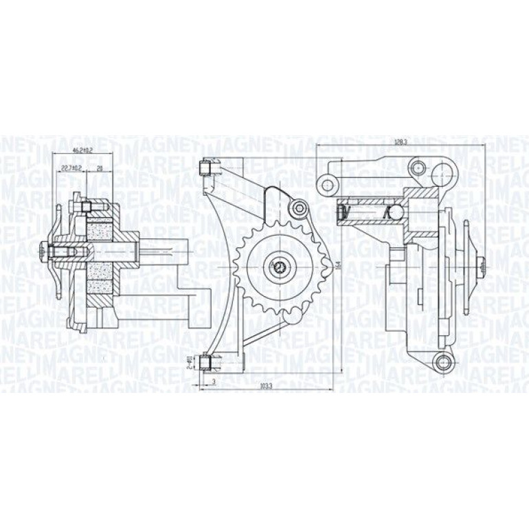 MAGNETI MARELLI Ölpumpe 351516000014 MAGNETI MARELLI Ölpumpe 351516000014