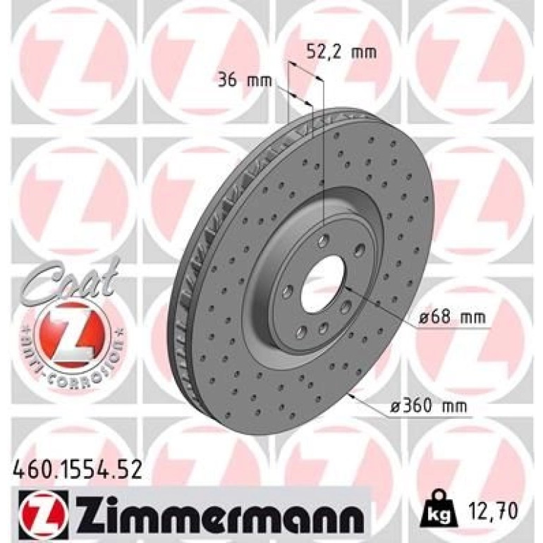 Bremsscheibe VA Sport 460.1554.52