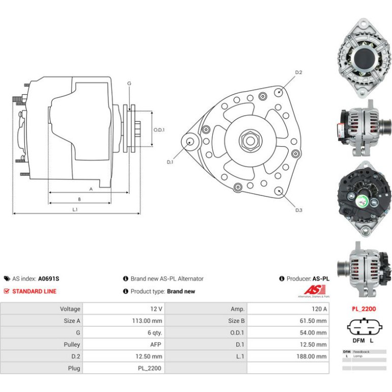 Generator A0691S Generator A0691S