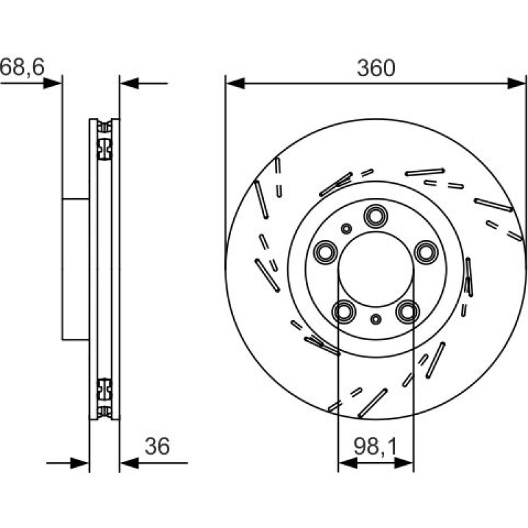 Bremsscheibe VA li 0 986 479 D22 Bremsscheibe VA li 0 986 479 D22