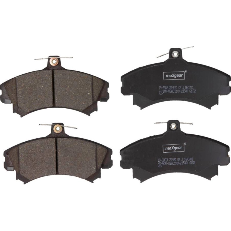 Bremsbelagsatz Smart P. Forfour/Colt 19-2863