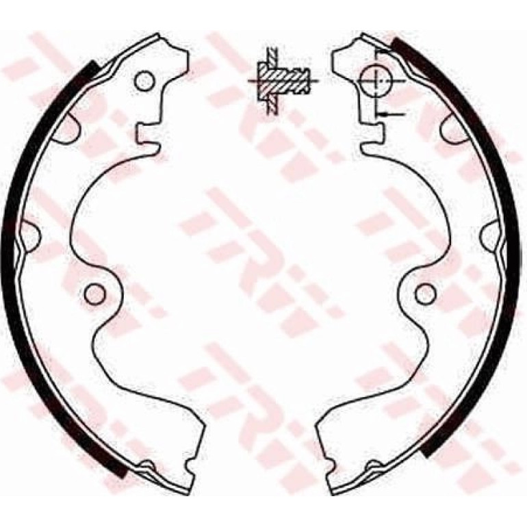 82 461 025 Bremsbacken GS8554 82 461 025 Bremsbacken GS8554