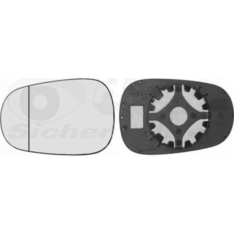 VAN WEZEL Spiegelglas, Außenspiegel 4323831 VAN WEZEL Spiegelglas, Außenspiegel 4323831