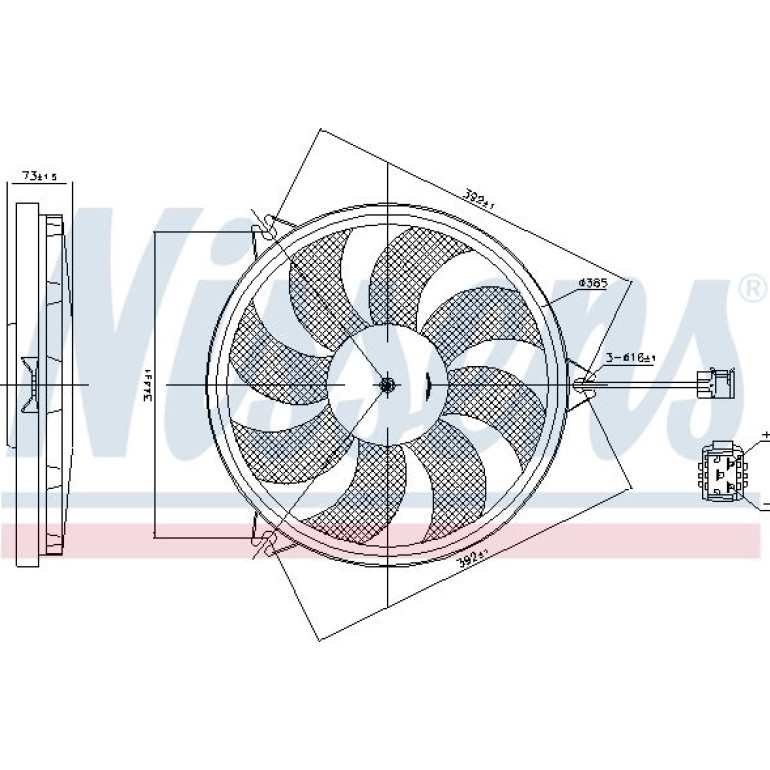 Kühlerlüfter PKW 85607