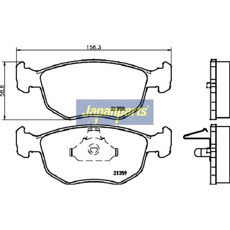 Japanparts Bremsbeläge PA-0302AF