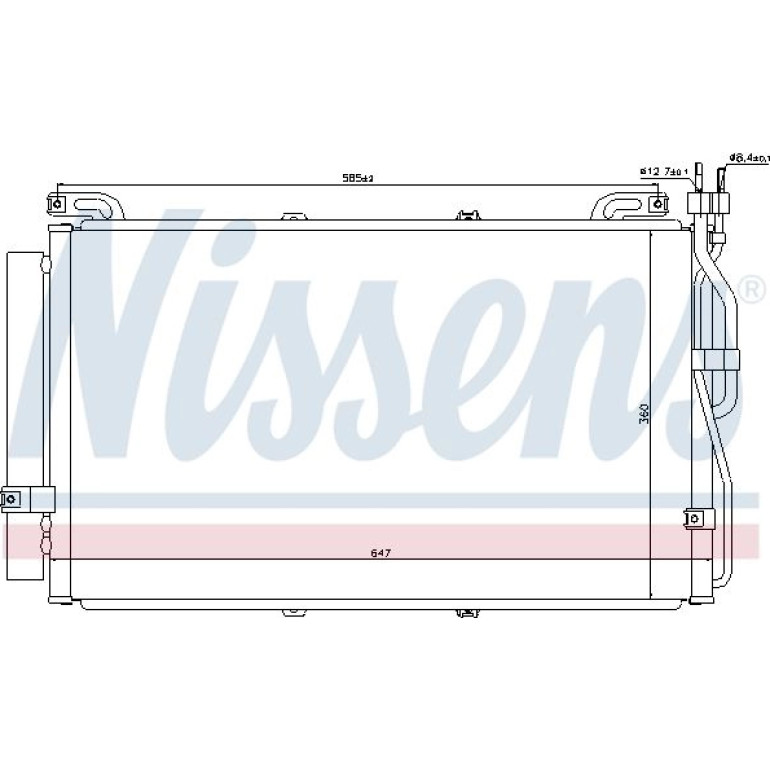 Kondensator PKW 94645 Kondensator PKW 94645