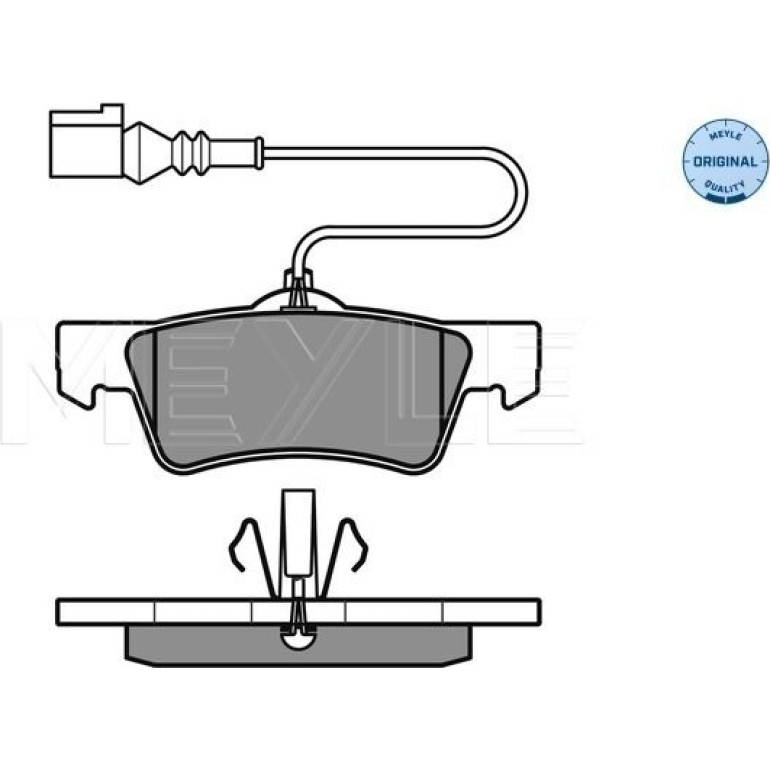 Bremsbelagsatz Vw T. Touareg/T5 02- Mit Sensor 025 243 6719/W Bremsbelagsatz Vw T. Touareg/T5 02- Mit Sensor 025 243 6719/W