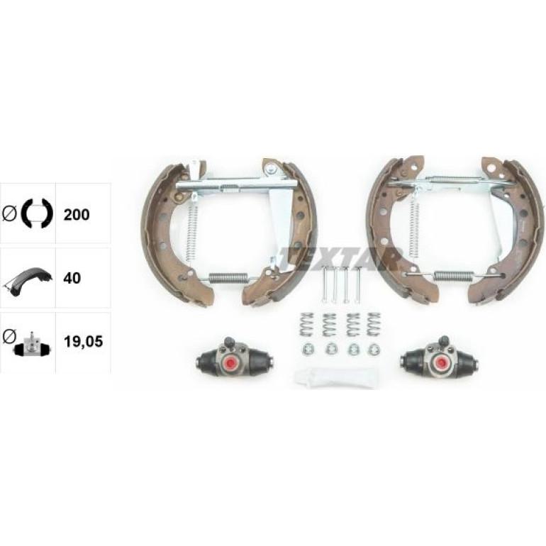 Satz Bremsbacken Vw Golf/Vento/Passat/Polo 88 84044705 Satz Bremsbacken Vw Golf/Vento/Passat/Polo 88 84044705