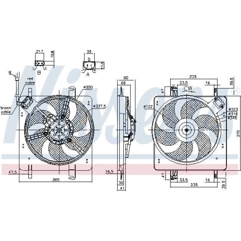 Kühlerlüfter PKW 85835 Kühlerlüfter PKW 85835