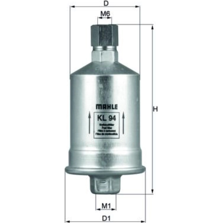MAHLE Kraftstofffilter KL 94 MAHLE Kraftstofffilter KL 94