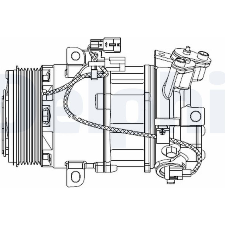 DELPHI Kompressor CS20550 DELPHI Kompressor CS20550