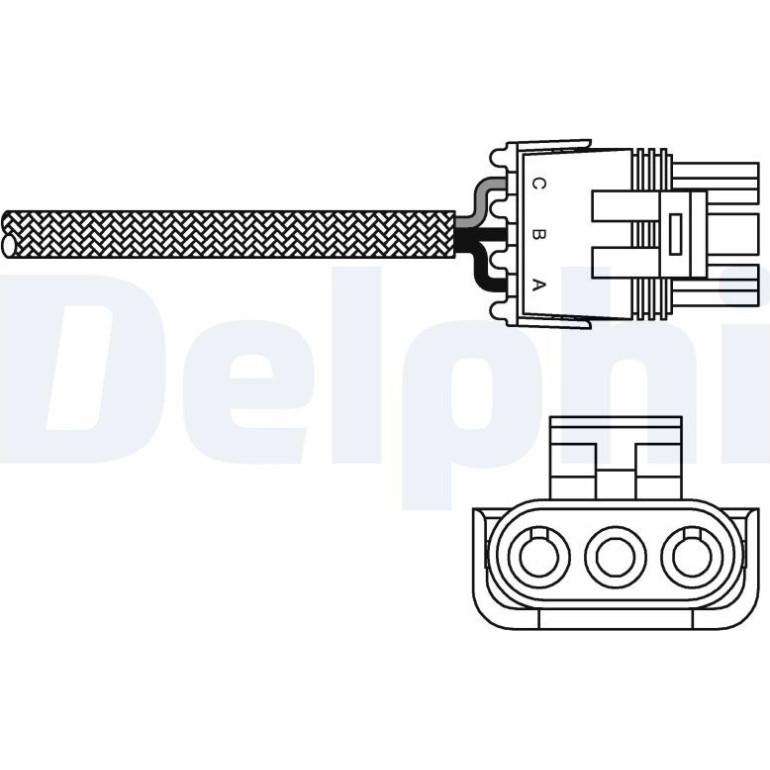 DELPHI Lambdasonde ES10969-12B1 DELPHI Lambdasonde ES10969-12B1