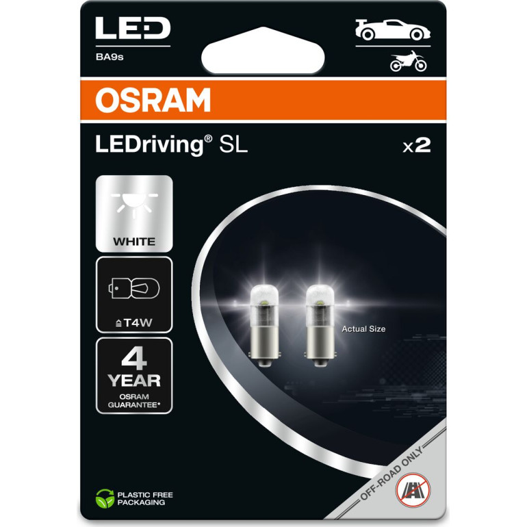 T4W LEDriving SL White 6000K 12V Blister 2 Stück OSRAM T4W LEDriving SL White 6000K 12V Blister 2 Stück OSRAM