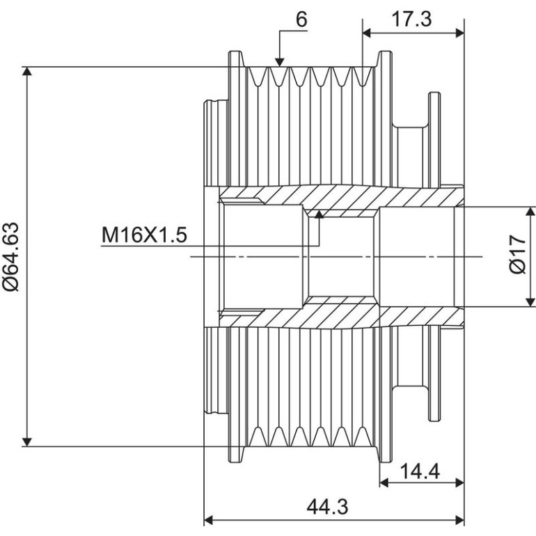 Generatorfreilauf 588084 Generatorfreilauf 588084