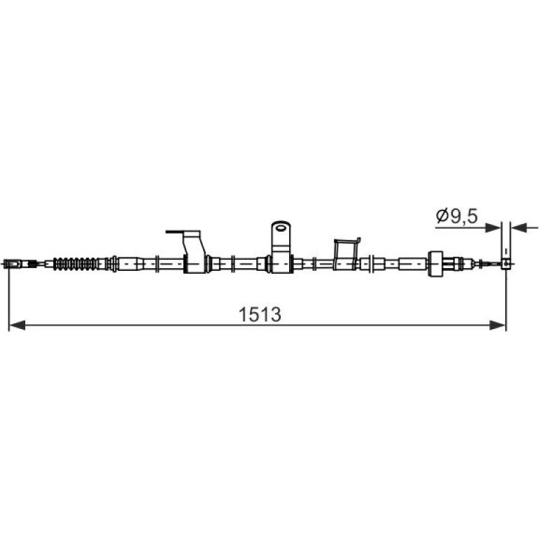 Handbremsseil 1987482837 Handbremsseil 1987482837