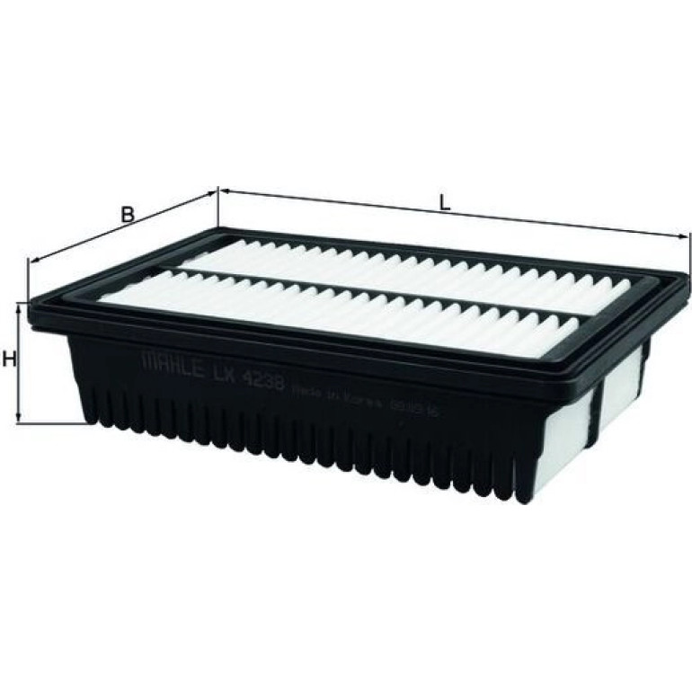MAHLE Luftfilter LX 4238 MAHLE Luftfilter LX 4238