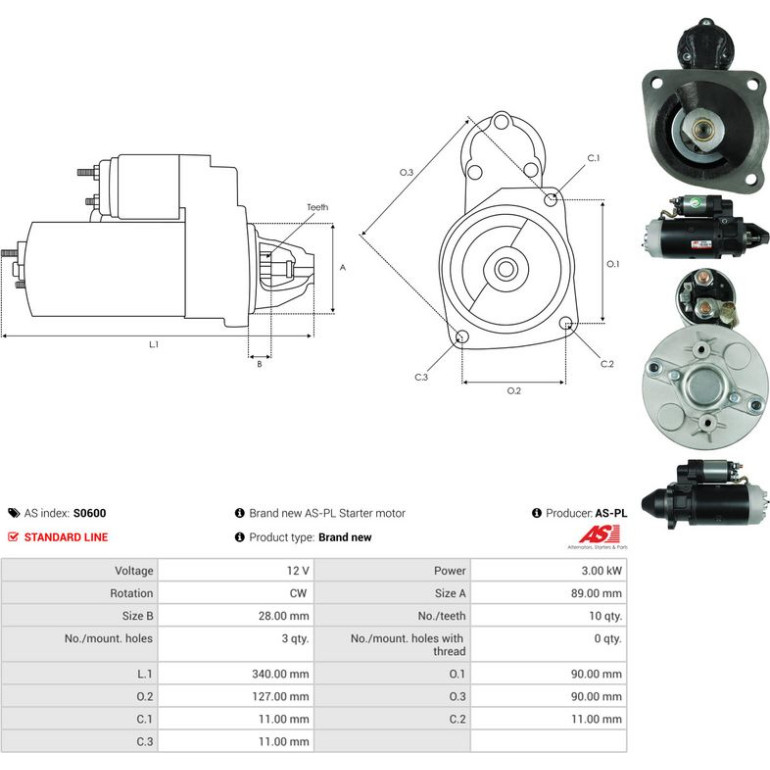 Anlasser S0600