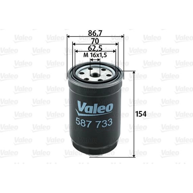 VALEO Kraftstofffilter 587733 VALEO Kraftstofffilter 587733