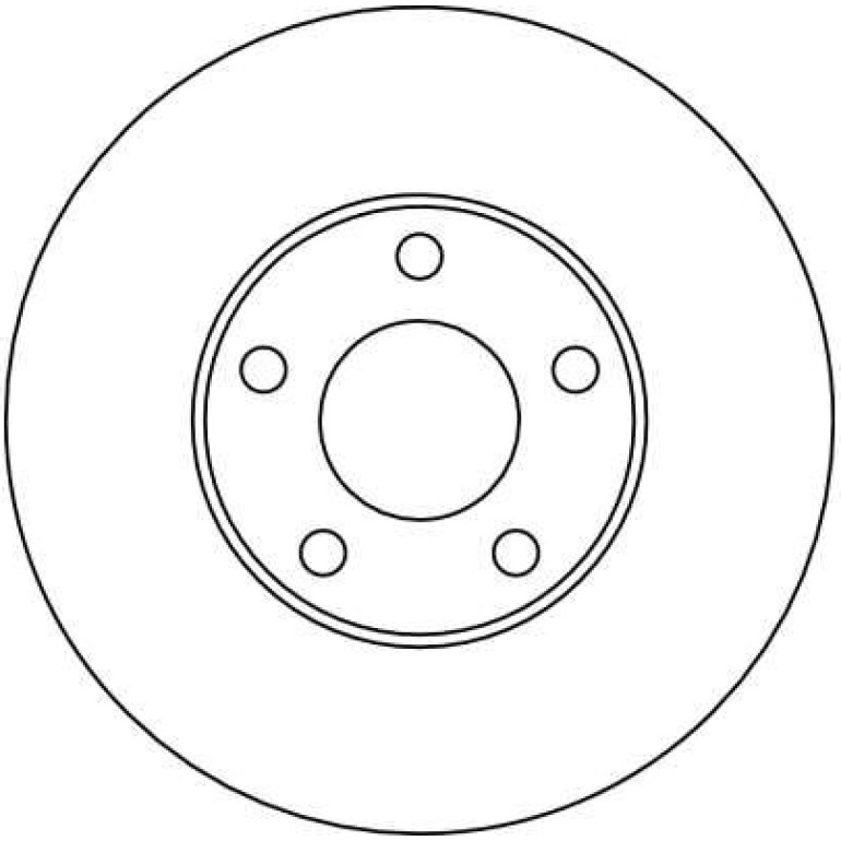 TRW Bremsscheibe DF4045