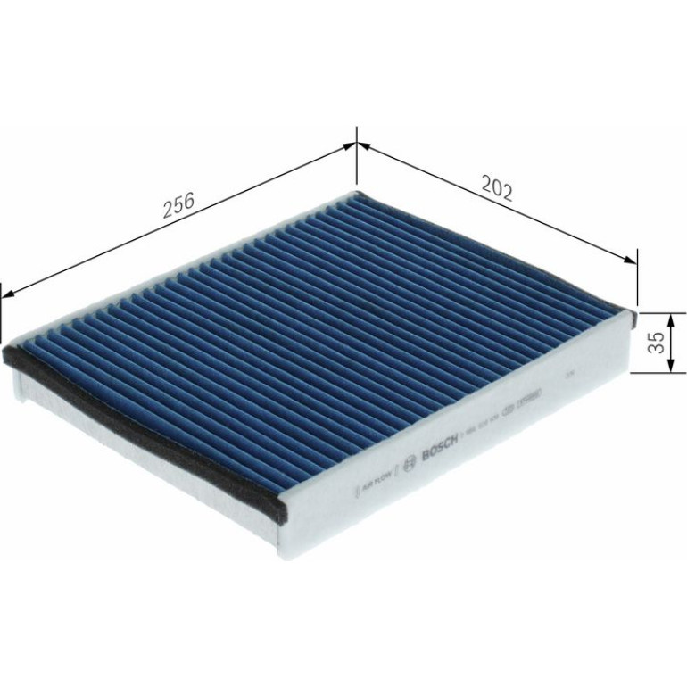 Aktivkohleinnenraumfilter 0 986 628 638 Aktivkohleinnenraumfilter 0 986 628 638
