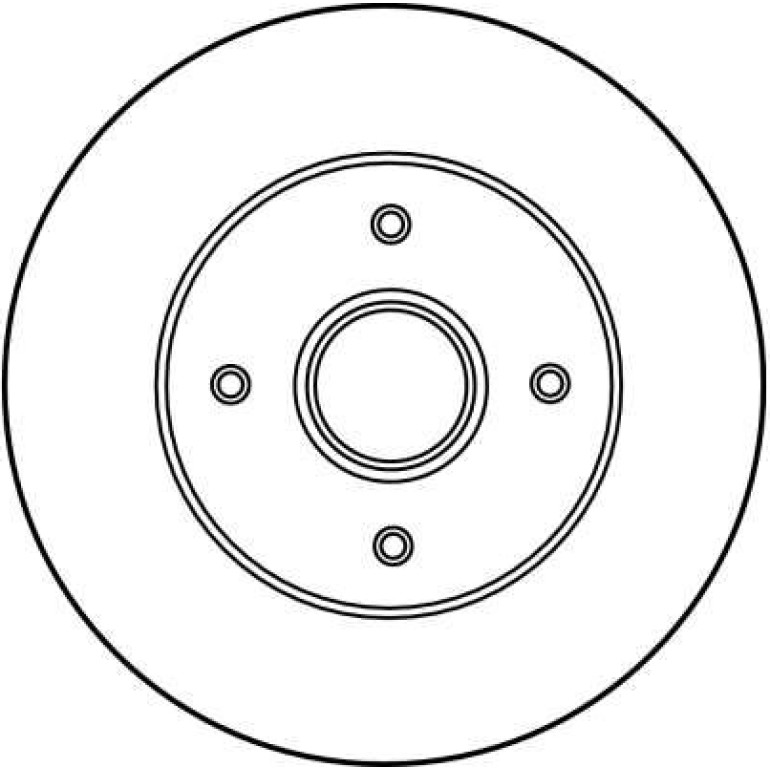 Bremsscheibe Renault T. 19/Clio/Megane 88 DF2706