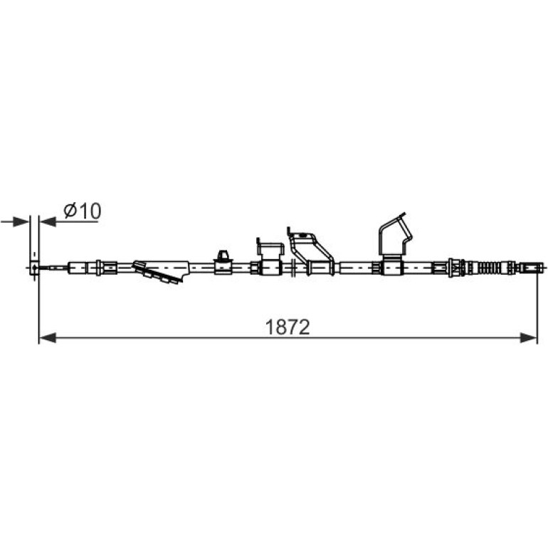Handbremsseil 1987482910 Handbremsseil 1987482910