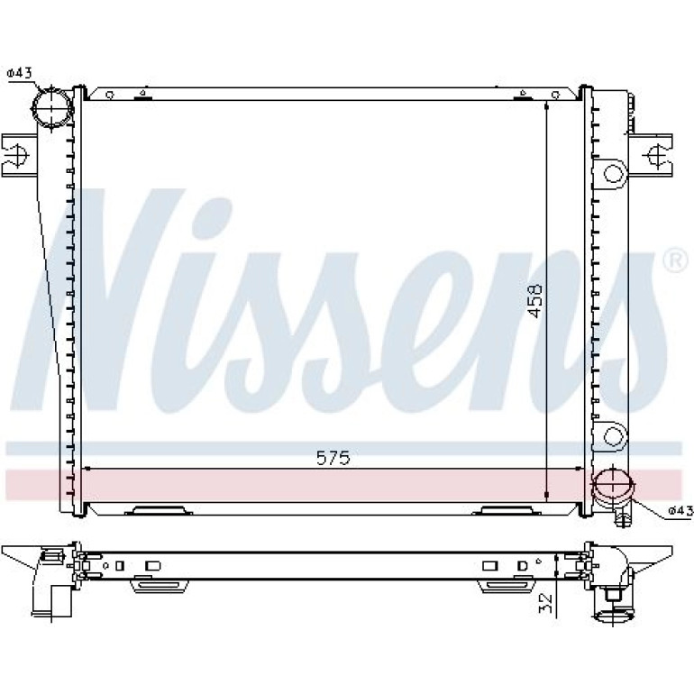 Wasserkühler PKW 60602A Wasserkühler PKW 60602A