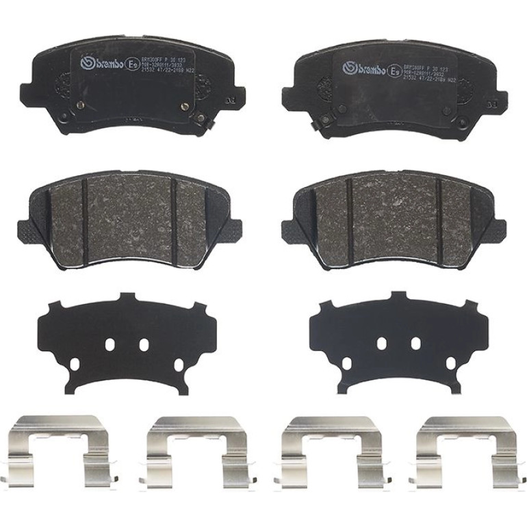 BREMBO Bremsklötze VA P 30 123 BREMBO Bremsklötze VA P 30 123