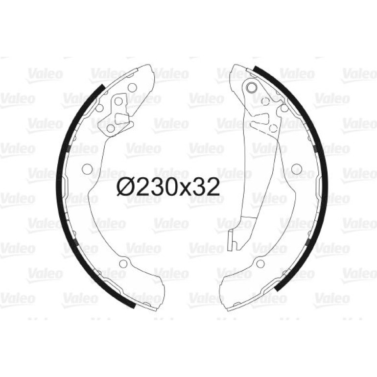 VALEO Bremsbacken 562641