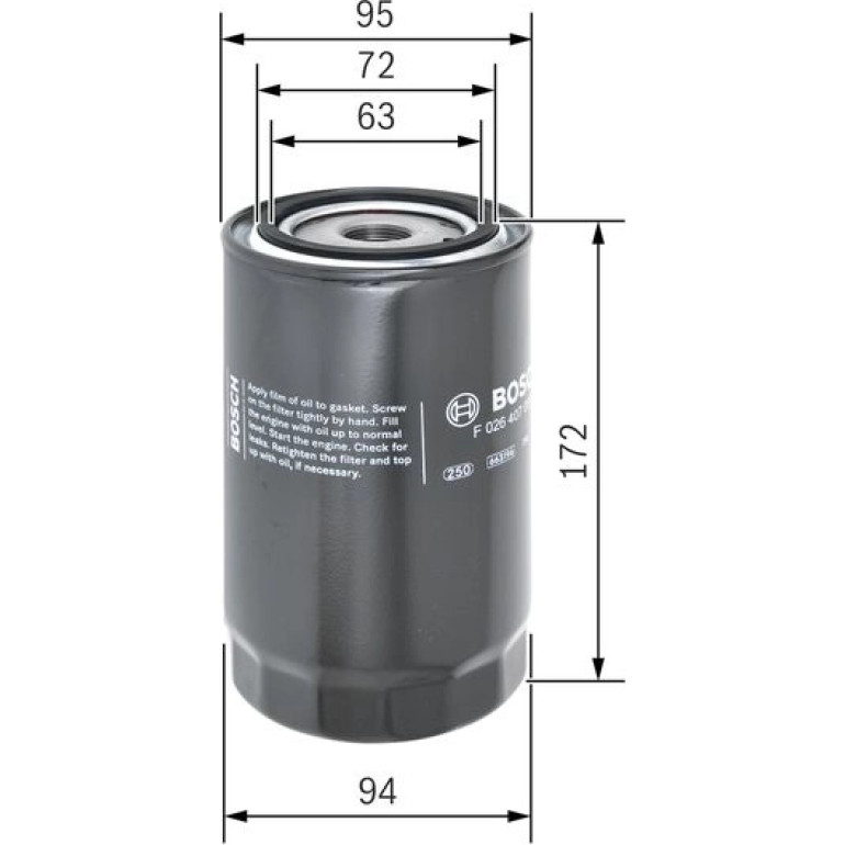 Ölfilter F 026 407 081 Ölfilter F 026 407 081