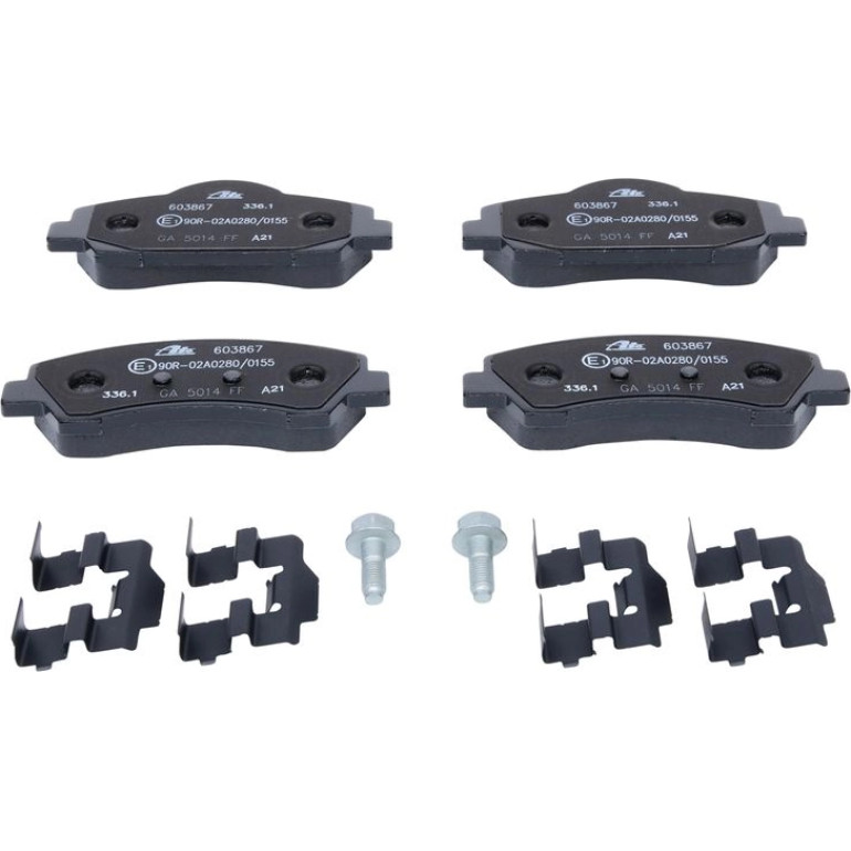 Bremsbelagsatz Peugeot P. 301 1.2-1.6 12 13.0460-3867.2 Bremsbelagsatz Peugeot P. 301 1.2-1.6 12 13.0460-3867.2