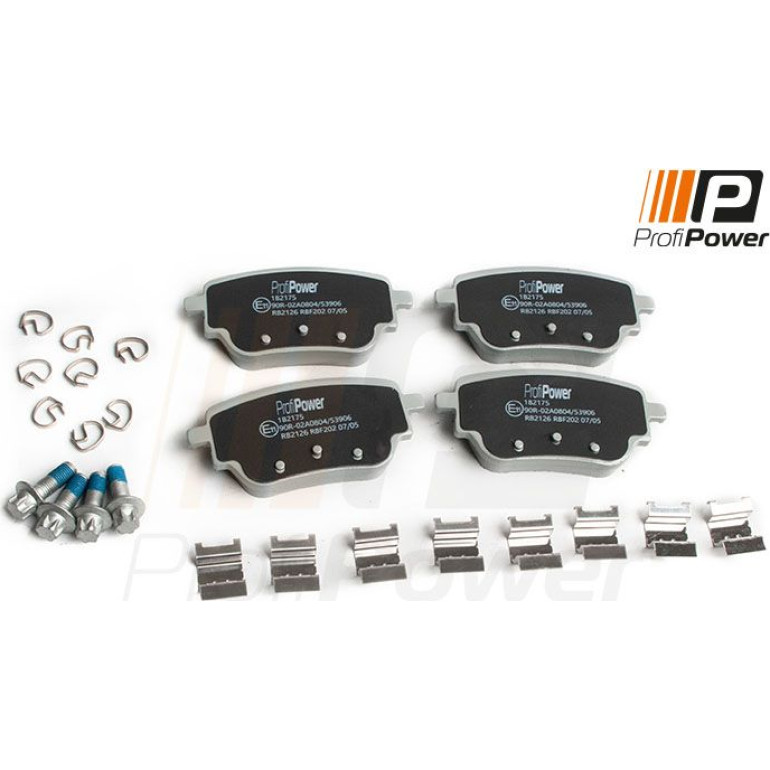 PROFIPOWER Bremsbelagsatz, Scheibenbremse 1B2175 PROFIPOWER Bremsbelagsatz, Scheibenbremse 1B2175
