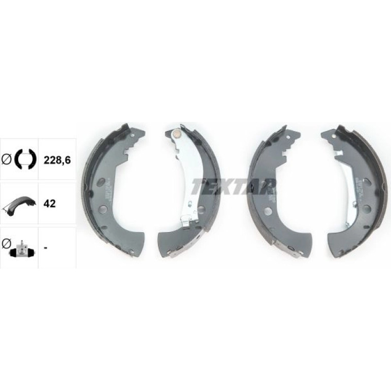 Bremsbacken Fiat Palio/Siena/Marea/Albea/Multipla Lockhead 91053100 Bremsbacken Fiat Palio/Siena/Marea/Albea/Multipla Lockhead 91053100