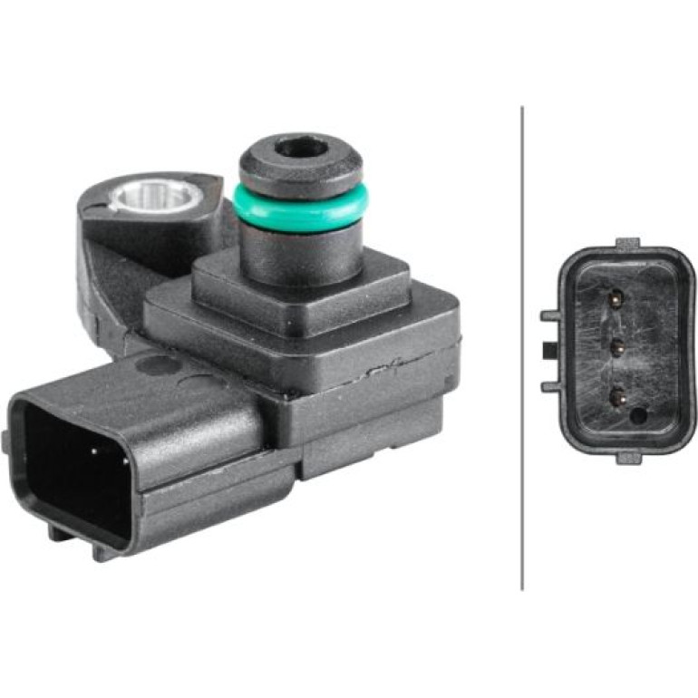 HELLA Sensor, Saugrohrdruck 6PP 358 152-351